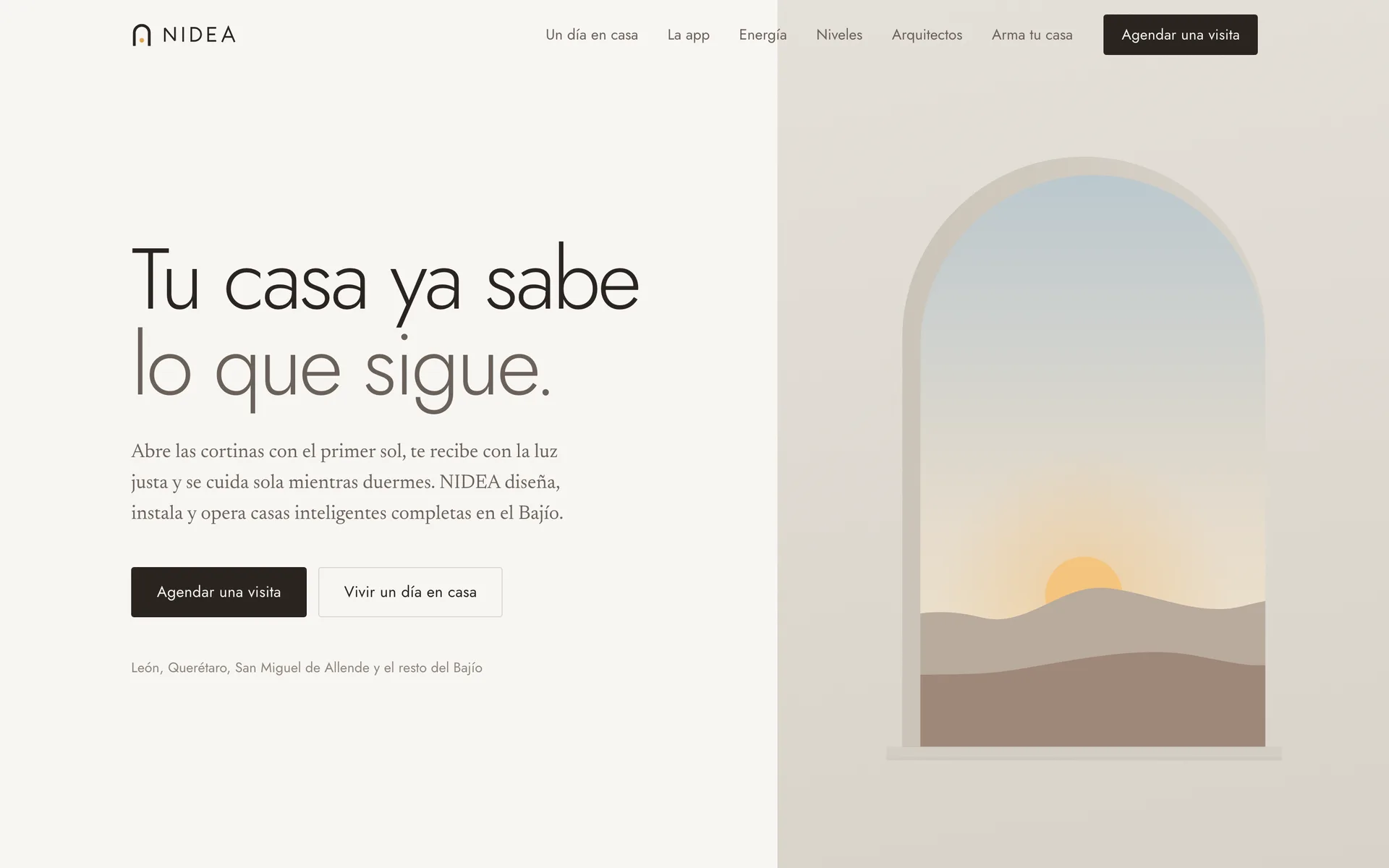 Screenshot of NIDEA